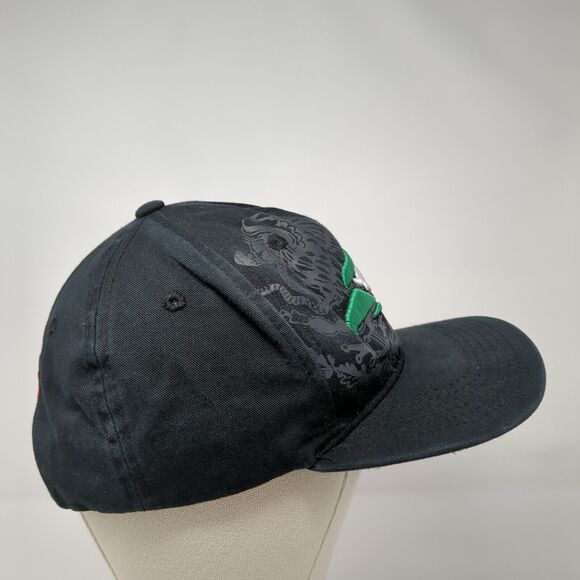 Hecho En Mexico Snapback Hat Black One Size Embroidered Top Level - Picture 5 of 9